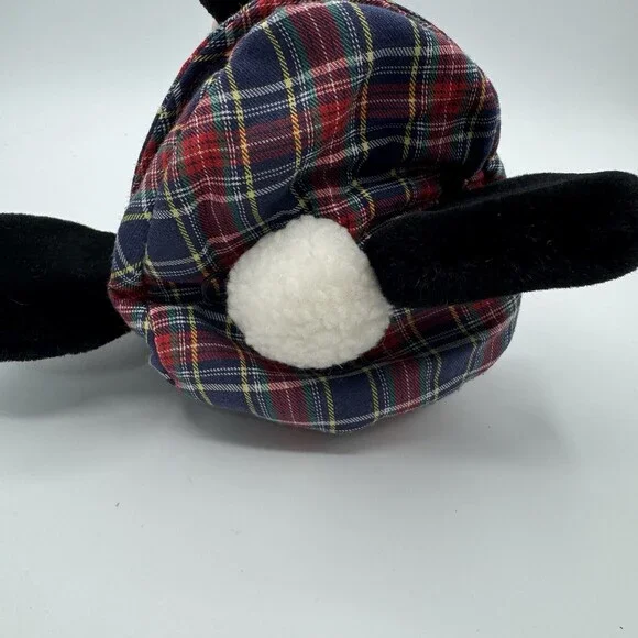 Disney Store Mickey Mouse Plush Golf Club Cover Plaid Hat White Pom Disney Park - Picture 4 of 5